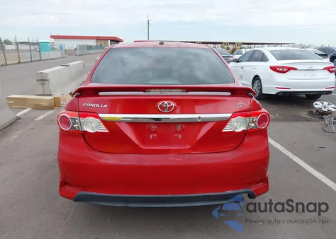 2012 Toyota Corolla S z USA, uszkodzony, nr VIN 2T1BU4EE8CC820927